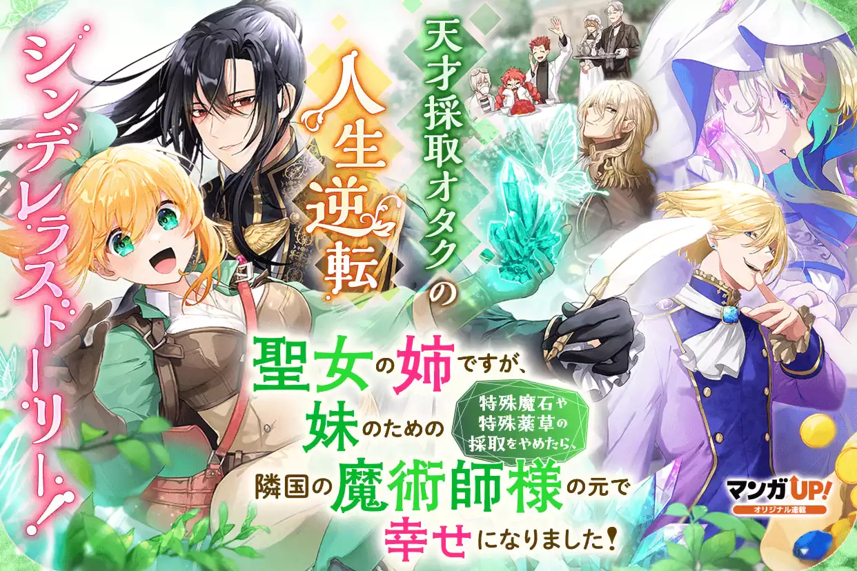聖女の姉ですが、妹のための特殊魔石や特殊薬草の採取をやめたら、隣国の魔術師様の元で幸せになりました!